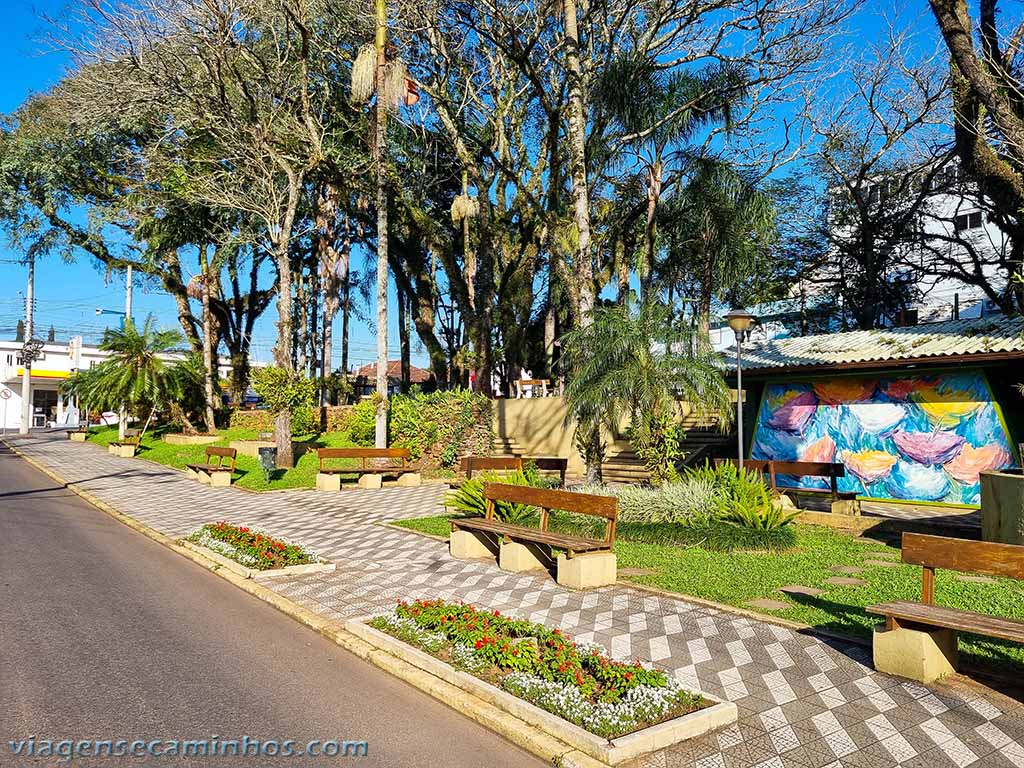 Praça da Emancipação, em Ivoti.